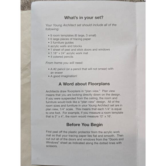 Young Architect 3D Design and Building Architect Set 2001 Edition - Picture 4 of 5